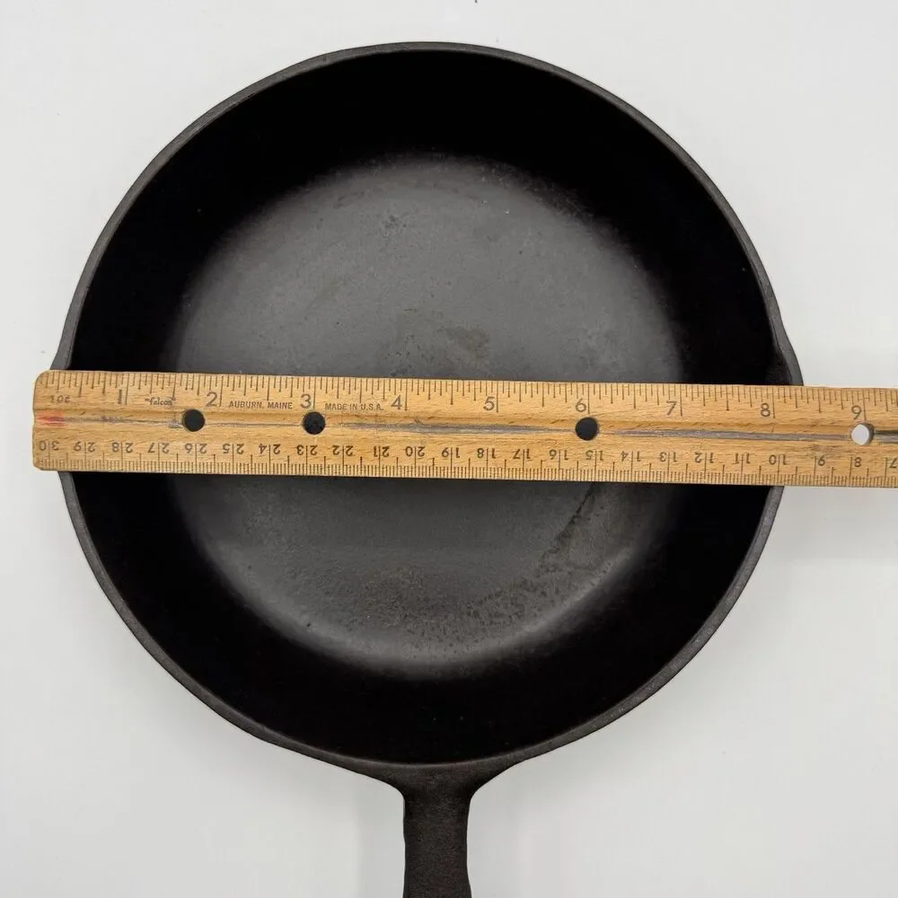 BSR Red Mountain Cast Iron Skillet #5 Restored Seasoned Sits Flat